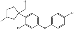 2-(溴甲基)-2-(2-氯-4-(4-氯苯氧基)苯基)-4-甲基-1,3-二氧戊环.png